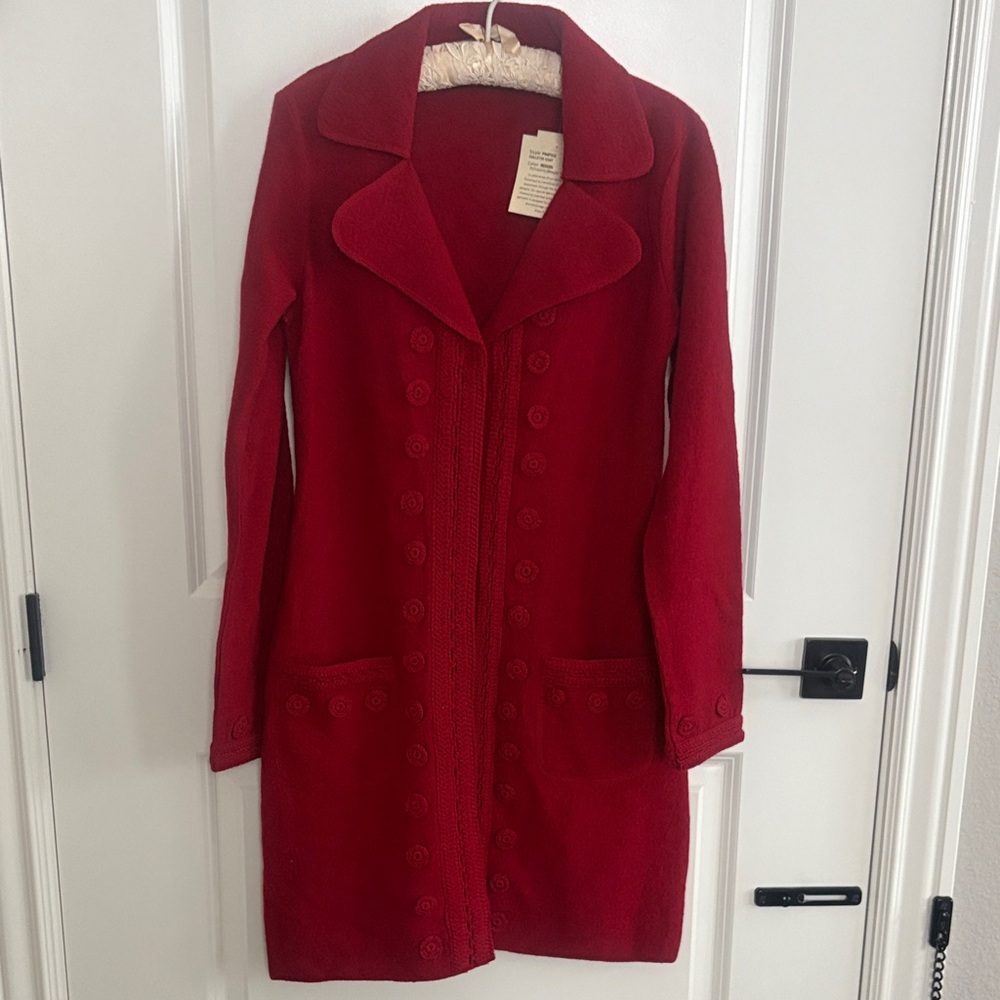 Elegant Red Women's Coat
Brand new